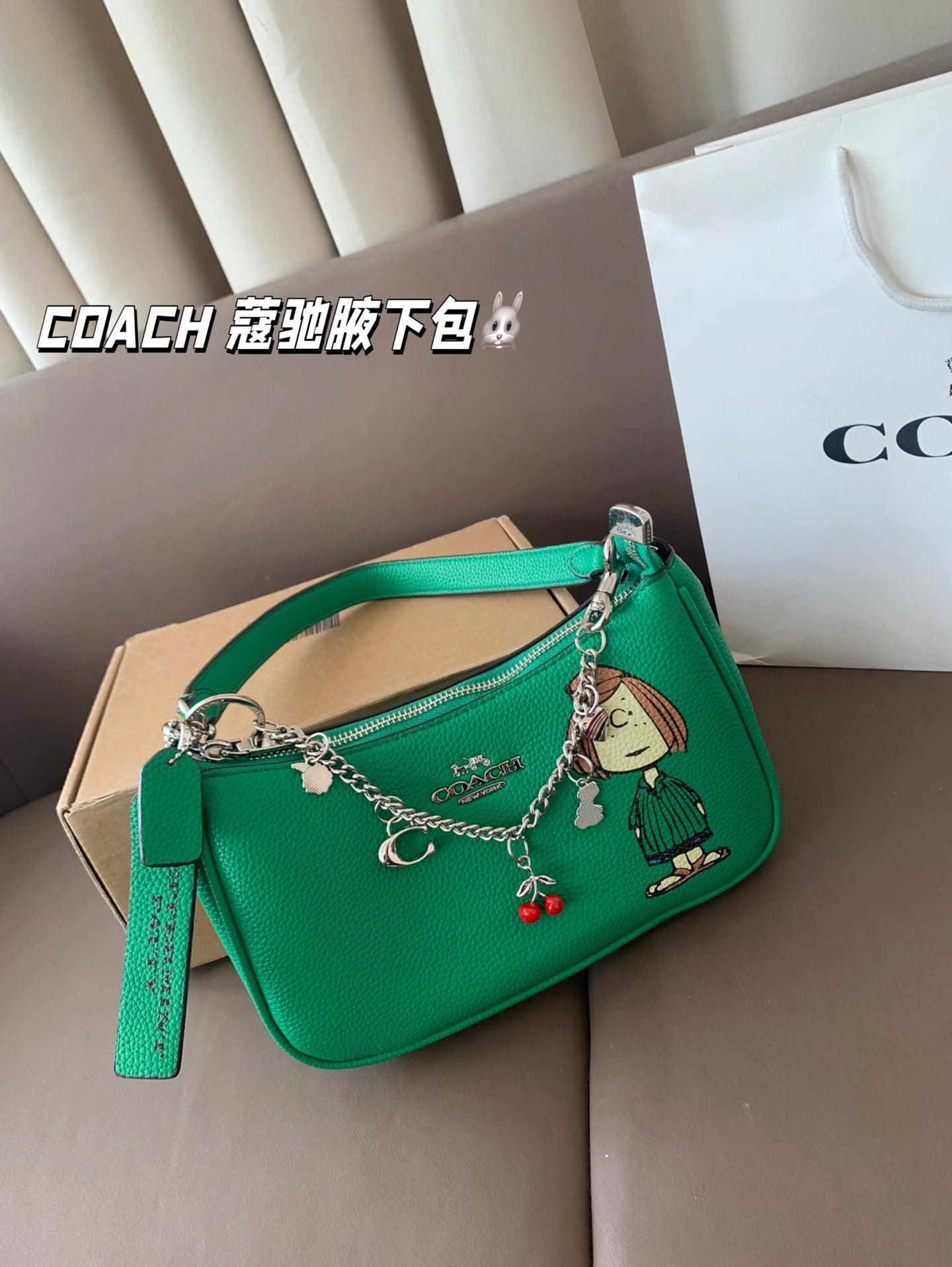 Sac coach avec dessin