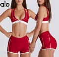 Ensemble Alo Yoga Sport Bra & Biker Short Set