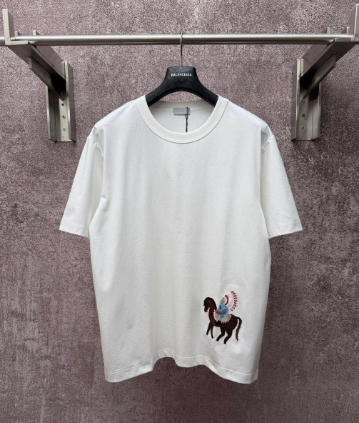 Dior Horse Embroidery T-Shirt