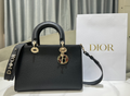 Lady Dior Small – cuir grainé