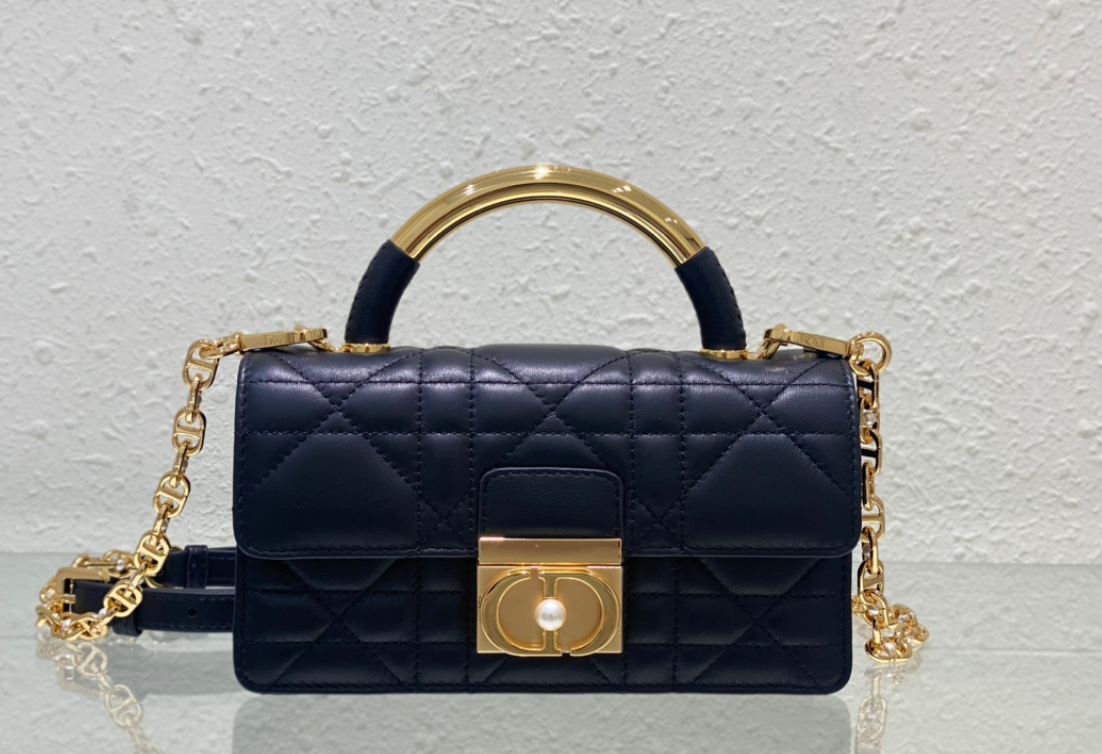 Sac Dior Caro Mini Noir Cannage