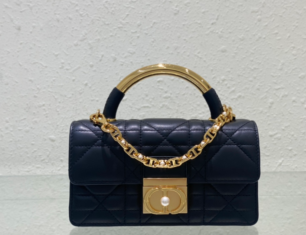 Sac Dior Caro Mini Noir Cannage