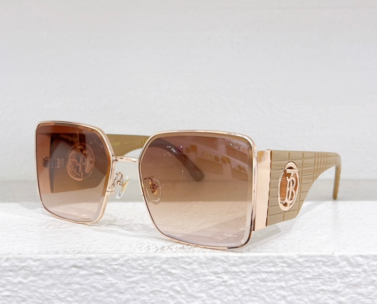 Burberry – Lunettes de soleil Square Metal Signature