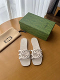Gucci Interlocking G Slide Sandals