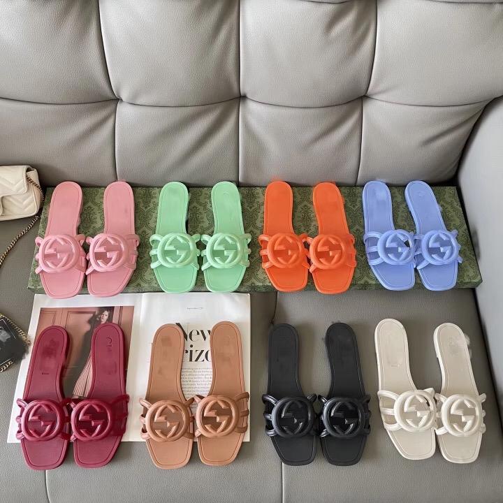 Gucci Interlocking G Slide Sandals