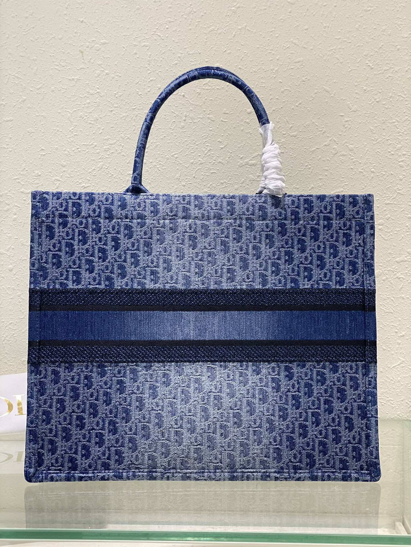 Sac Dior Book Tote Bleu Oblique